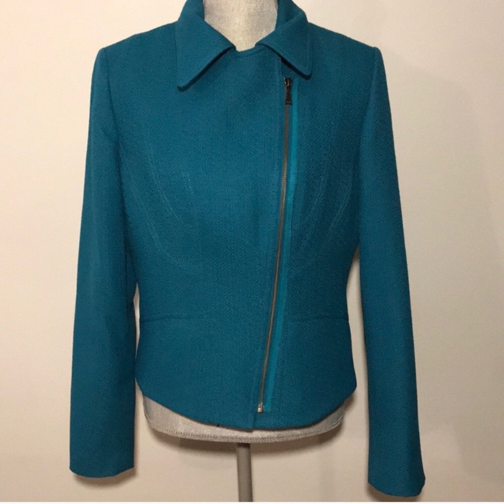 Tahari Zip Moto Jacket